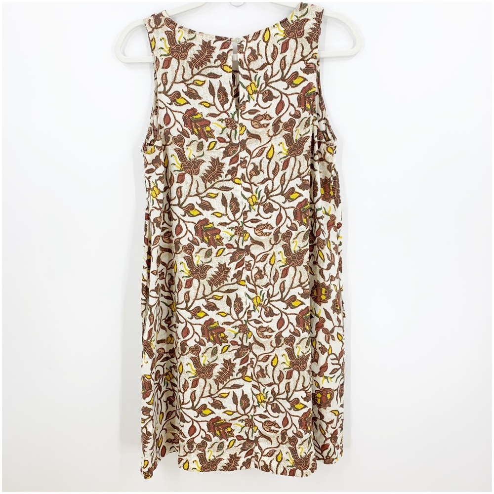 Rachel Zoe 100% Linen Floral Shift Dress Sz S - Picture 2 of 7